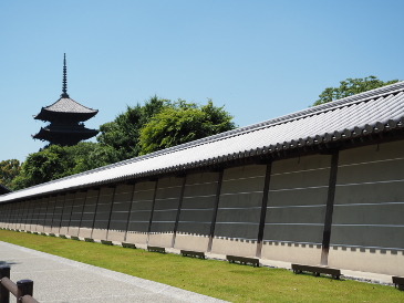 東寺の塀
