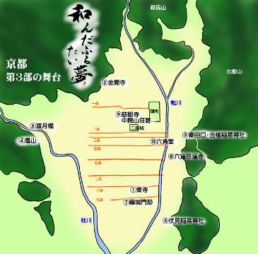 京都の地図