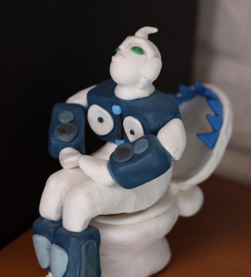 コミケのキャラクターを粘土で具現化