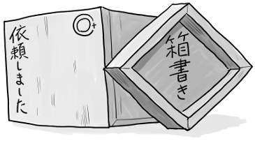 箱書き