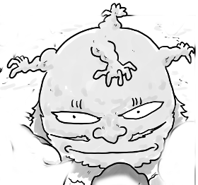 頭に手