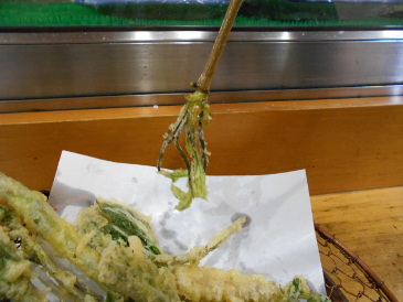 山菜の天ぷら