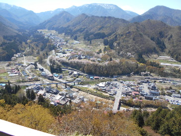 山寺からの景観
