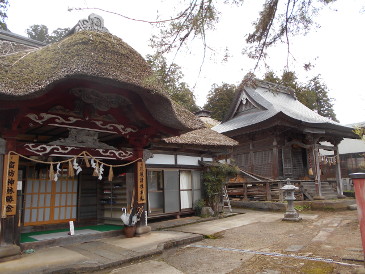 宿坊の中にある神社