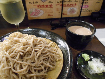 秩父の地酒とくるみソバ