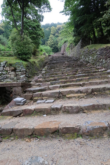 安土城　石段