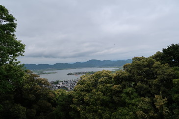 安土城址からの景色