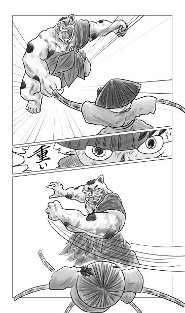 とんぼ対狂犬ぶち