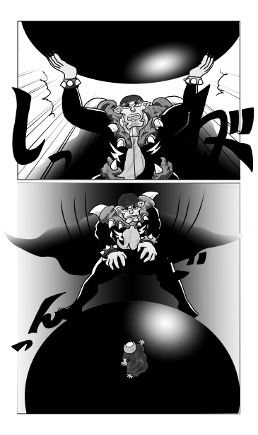 掴み投げる