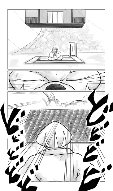 浮かぶ茶室