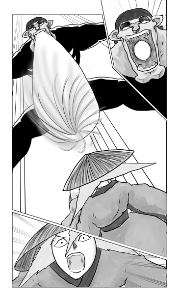 和夢148話　黒狼対芭蕉・曽良