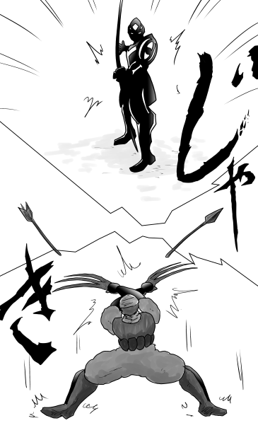弓を折る