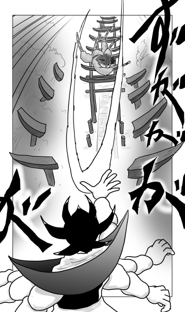 和夢180話　とんぼ対黒蜘蛛