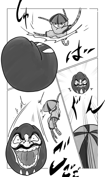 案山子　だるま