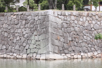 広島城の石垣